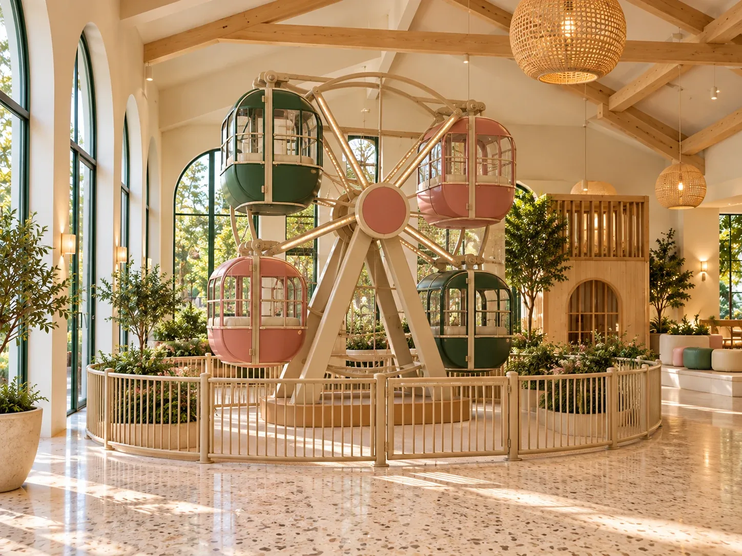 Mini roda-gigante indoor