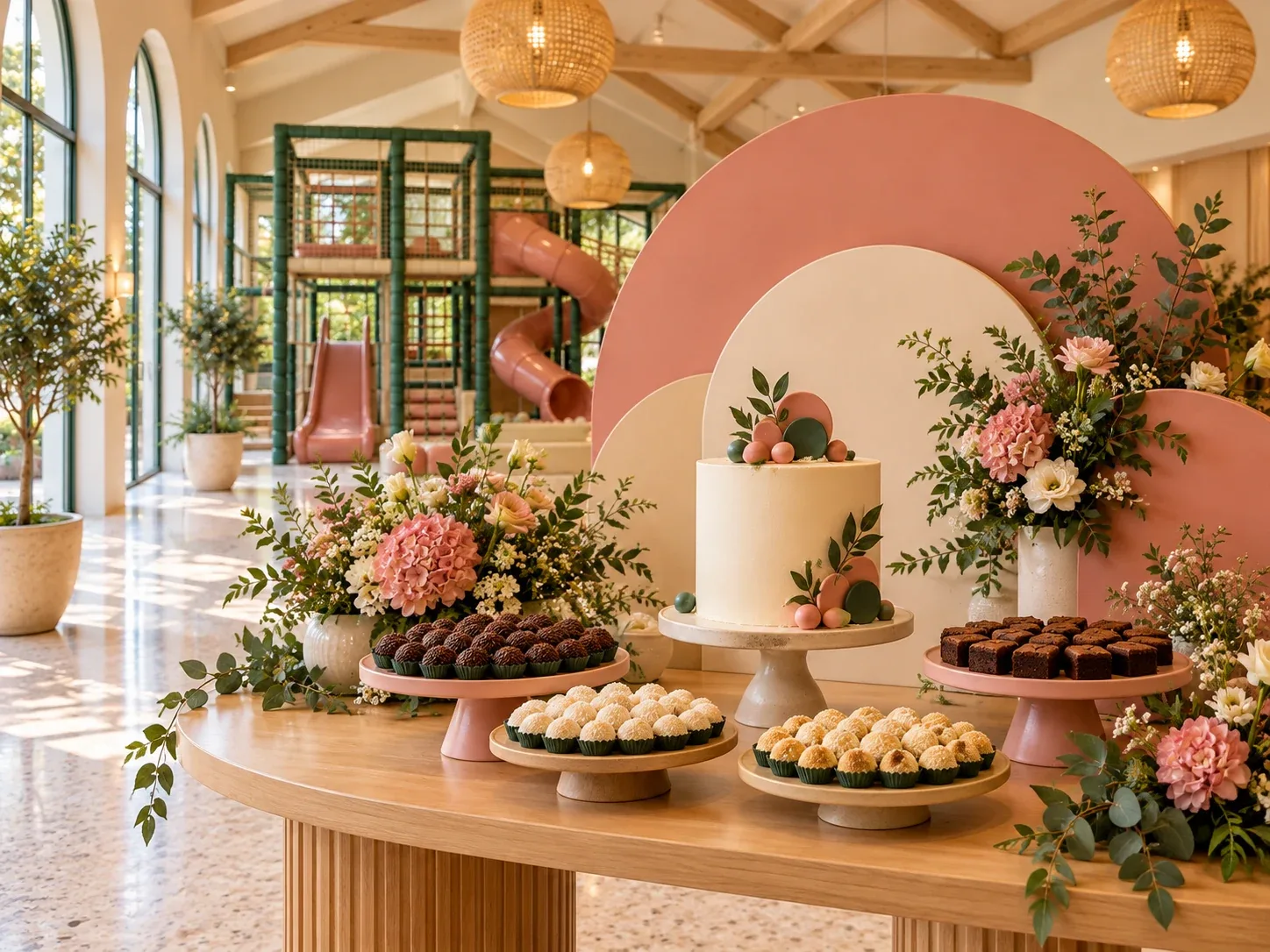 Foto de uma festa realizada no buffet
