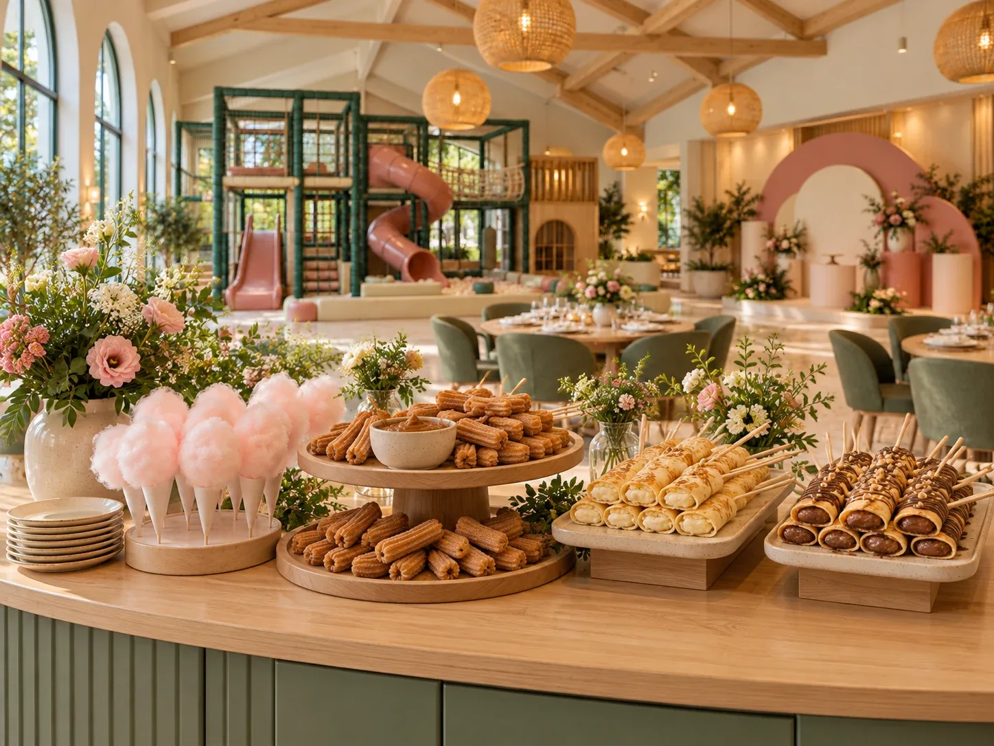 Foto de uma festa realizada no buffet